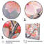 Peach Blossom Bliss II - art mural floral-151370192-75122343