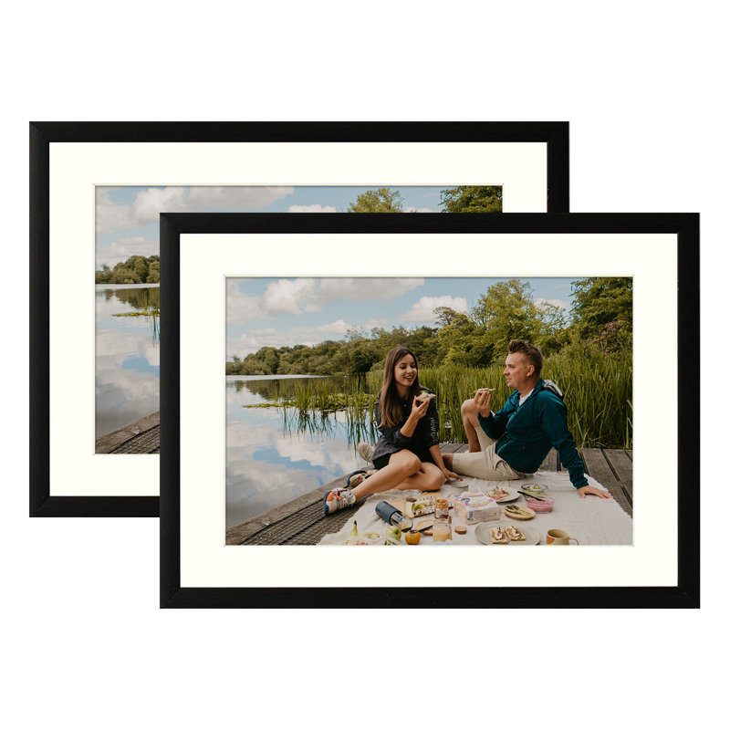 Ensemble de 2 cadres photo Cuddington, Noir