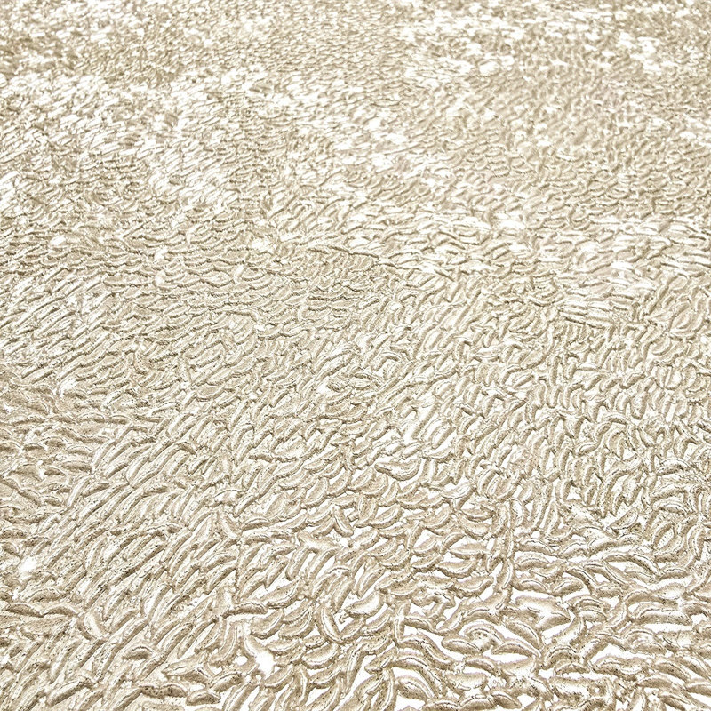 Papier peint taupe, beige, beige et or