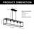 5 - Light Matte Black Candle Style Pendant