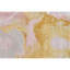 Abstract Area Rug in Pink/Gold