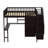 Gunjan Loft Bed with Bookshelf,Drawers,Desk,and Wardrobe-1069354026-1069354020