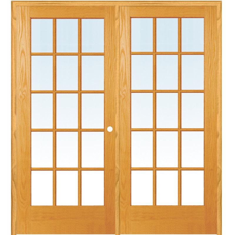 Portes françaises en verre, 72 po x 80 po