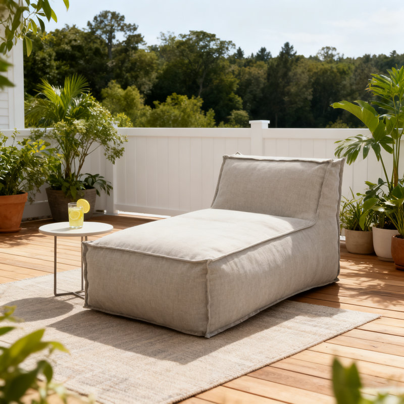 Fauteuil à billes d'extérieur, fauteuil à billes imperméable pour bord de piscine