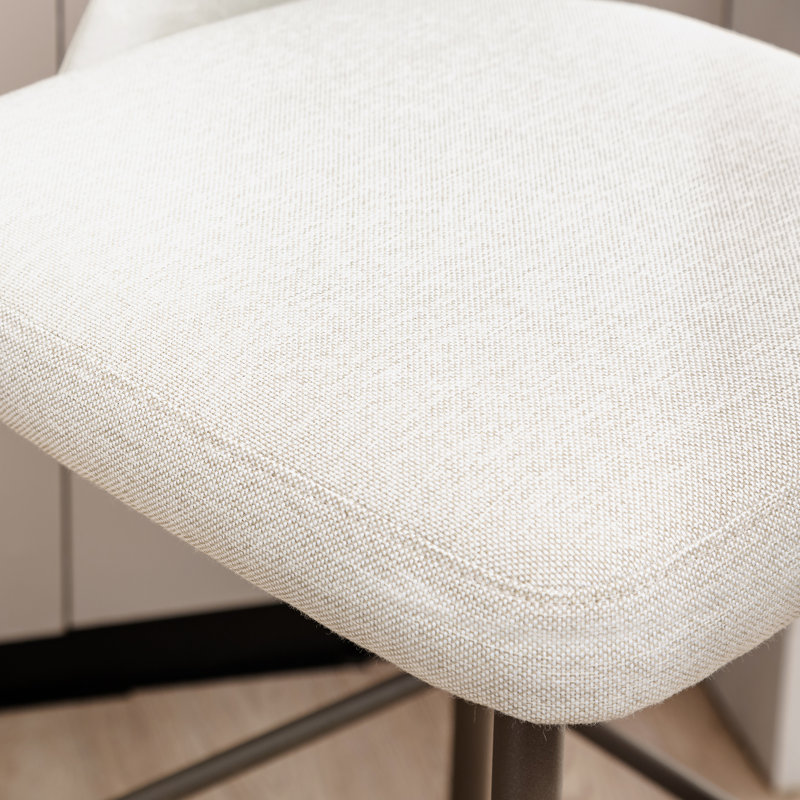 Tabouret 29,72 "Bana, Gris clair, Tabouret de bar (hauteur d'assise de 29,25 po)