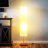 48'' Brown LED Column Floor Lamp