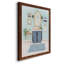 «Blue Bath II», peinture sur toile encadrée-61336548-61336547