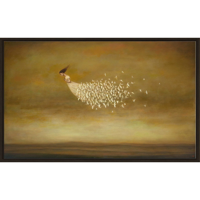 Freeform par - Peinture, Cadre flottant espresso, H 31,5 po x l 51,5 po x P 2 po