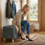 Fabric Upholstered Storage Bench-389275072
