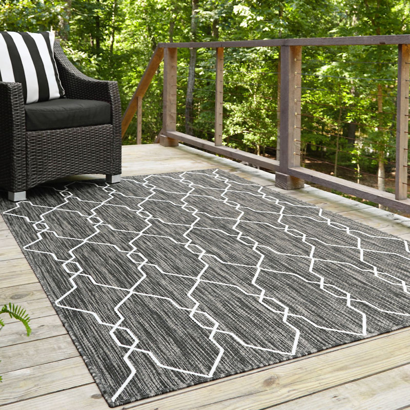 Tapis vert d'extérieur couleur cendre, Rectangle 6 pi x 9 pi