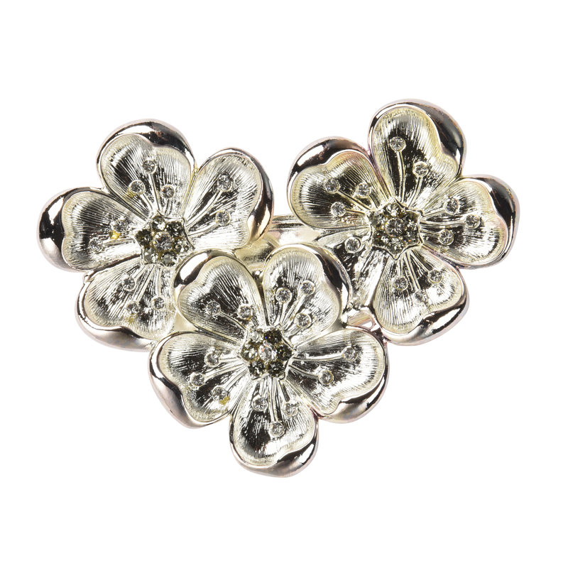 Trio Napkin Ring Gift Box, Silver;White