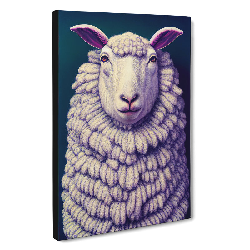 Magnificent Sheep - Wrapped Canvas, 50cm H x 35cm W x 3cm D