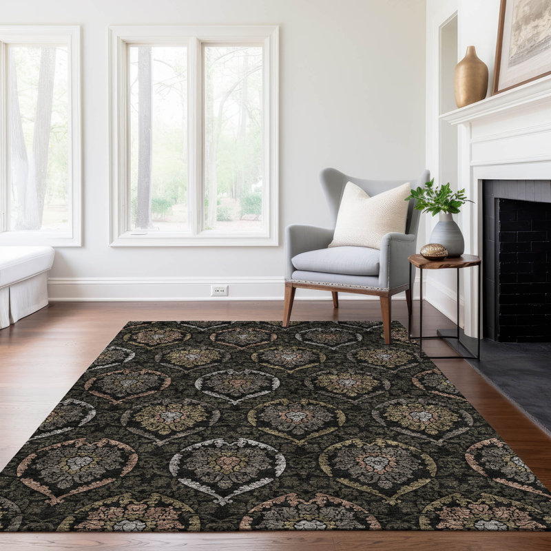 Tapis intérieur / extérieur Senad avec envers antidérapant, Rectangulaire 3 pi x 5 pi