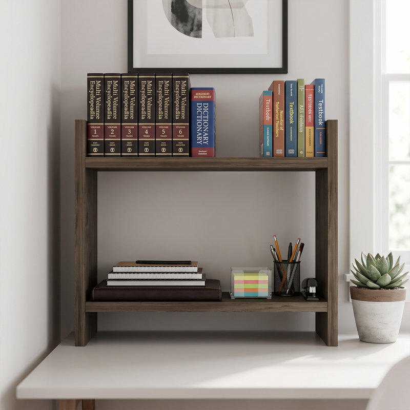 Modern Anthracite Kitchen Shelf, 45 x 10 x 40 cm, 100% Melamine Coated Particle Board for Durability, Solid Color Design for Organized Storage & Contemporary Home Décor