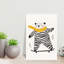 Playful Bear Skateboarding Playful Whimsical Contemporary Bear Wall Art Print 1 Piece Wrapped Canvas Wall Art-446148519