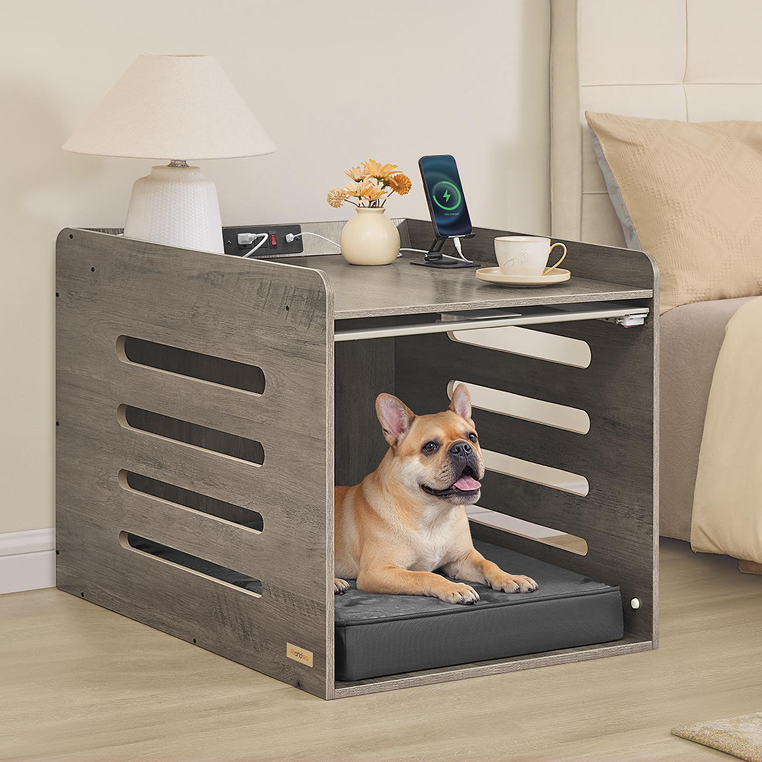 Thumbnail for Bespoke Dog Crate With Hidden Door Solution