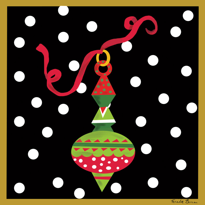 The Night Before Christmas II by Farida Zaman - Wrapped Canvas Print, 30cm H x 30cm W x 3.8cm D