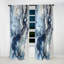 Elixir II bleu et gris - rideau abstrait occultant moderne - 1 panneau-107809305