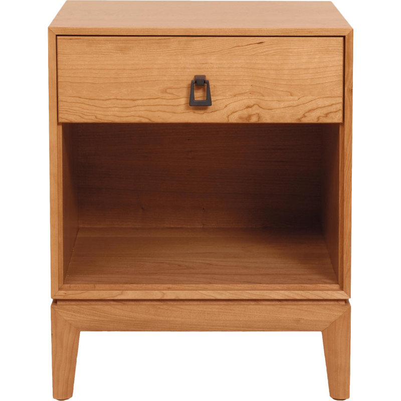 Mansfield 1 - Drawer Nightstand, Natural Cherry, Conventional