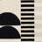 Sola Geometric Handmade Tufted Wool Cream/Black/Light Beige Area Rug-1444404798