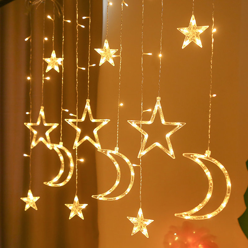 Axel Outdoor 138 - Bulb 16.4'' LED Curtain String Light, White