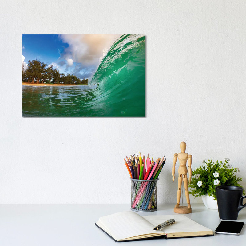 Green Arch by Sean Davey - No Frame Gallery-Wrapped Canvas Giclée on Canvas, 20.32cm H x 30.48cm W