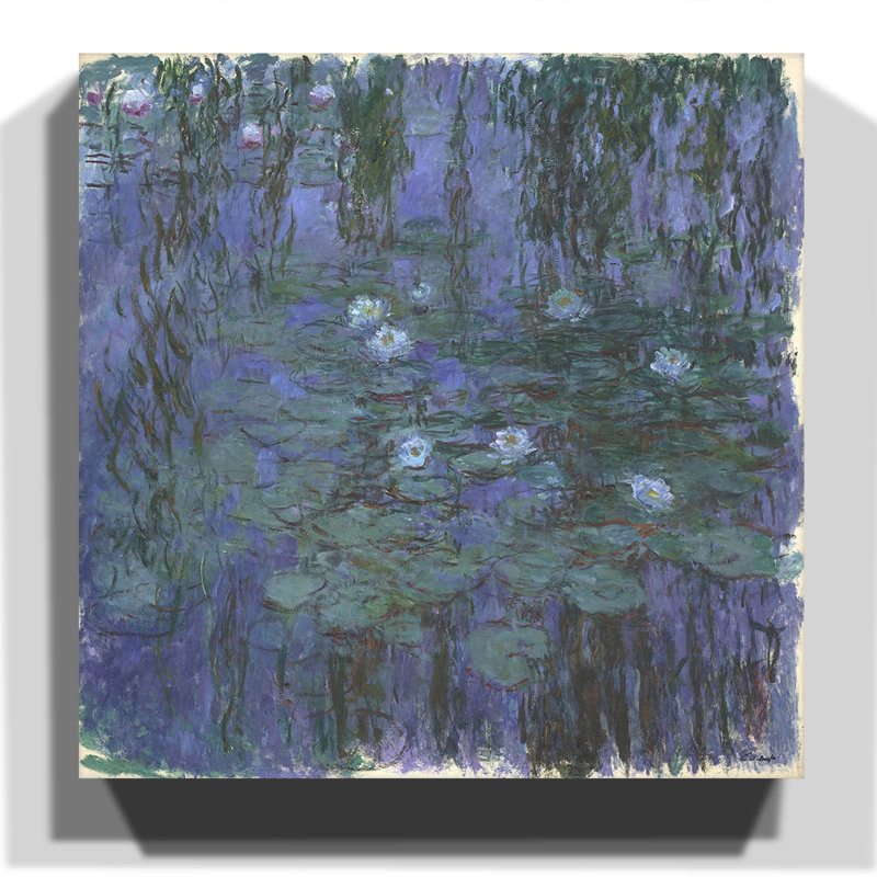 Water Lilies No. by Claude Monet - Wrapped Canvas, 76cm H x 76cm W