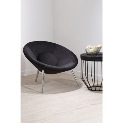 Birklee Velvet Barrel Chair