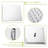 Shower - 16 Inch Ceiling Mount Square Dual Head With -Balanced Valve, Rainfall And Handheld, Easy Installation Darkening Resistance In Oxidation-121245242
