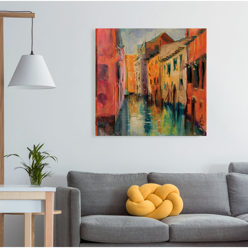 Venise III - reproduction d'art, Toile tendue, H 16 po x l 16 po x P 1,5 po