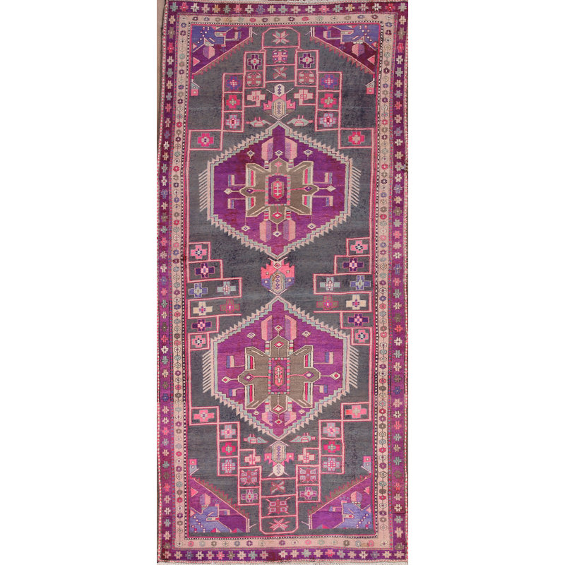 Tapis de couloir géométrique 4 x 9