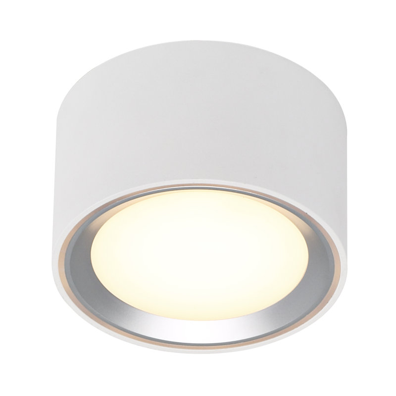 Fallon LED Flush Mount, 6cm H x 10cm W x 10cm D, Brushed Steel