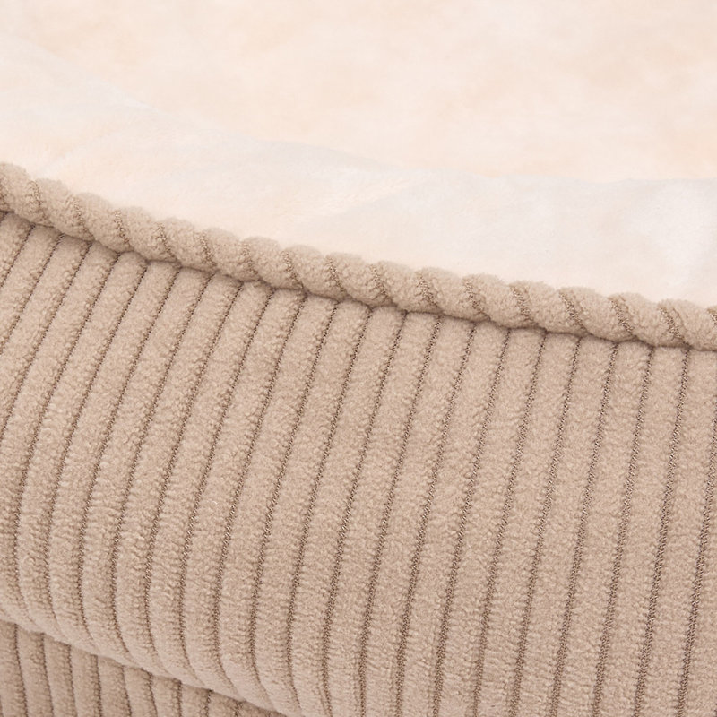 Polyester Pet Bed, Brown, 12.5cm H x 60cm W x 50cm D