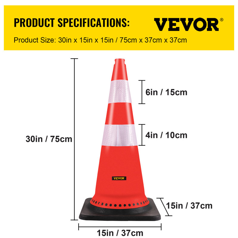 Poteau H 30 po VEVOR