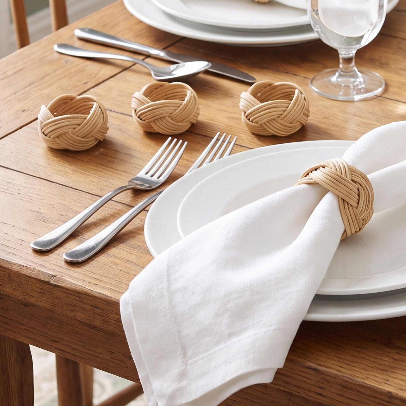 Walden Napkin Rings, Natural