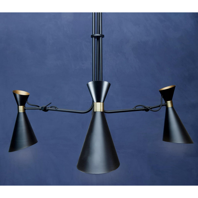 Boydton 3 - Light Black Kitchen Island Pendant