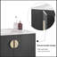 Ensemble de meuble-lavabo avec lavabo, deux portes et armoire à deux portes avec tablette de rangement ouverte à gauche, bois massif, sans les robinets-1279758687