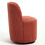 Chaise de salle à manger pivotante Mid-Century moderne avec revêtement en lin ergonomique-837799691