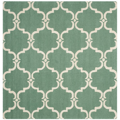 Lockeford Hand Tufted Wool Geometric Rug