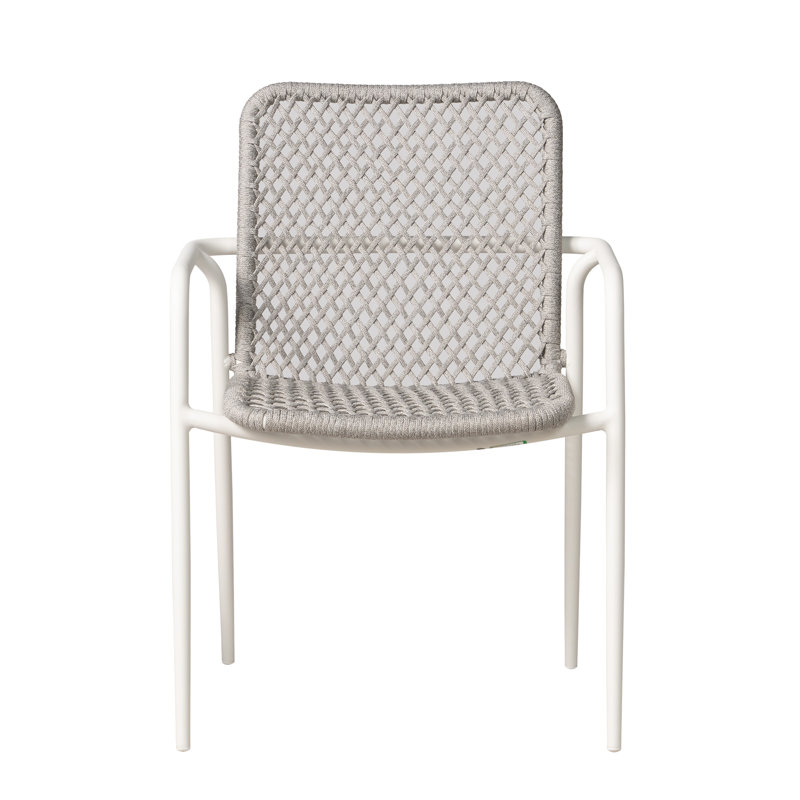 Dining Arm Chair-Set Of 4, Matte White
