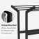 6 Freestanding Towel Rack, Metal Float Holder, Pool Float Storage, Poolside Organizer