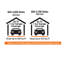 Chaufferette à 2 étages avec support de fixation KBP ECO2S, 208V, 5000W, 1 phase-120273406