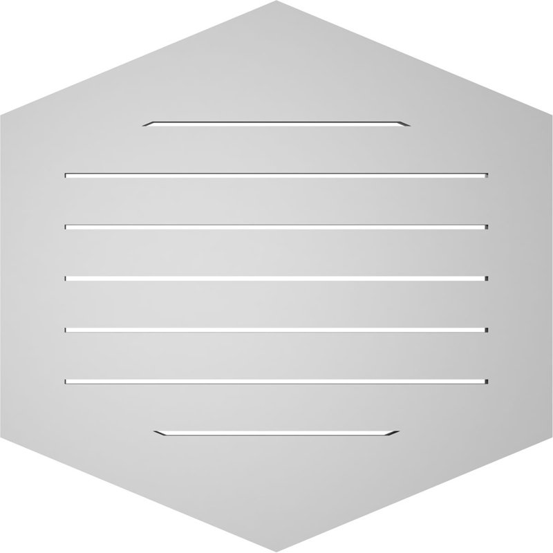 Pente verticale verticale en uréthane 5 pi, H 30 po x l 30 po x P 1 po