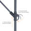 300cm Cantilever Parasol