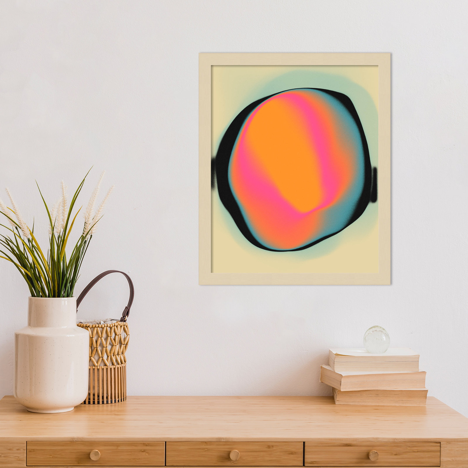 Ghost 2 Print by Jazzberry Blue, Brown, 17" H x 14" W x 1" D