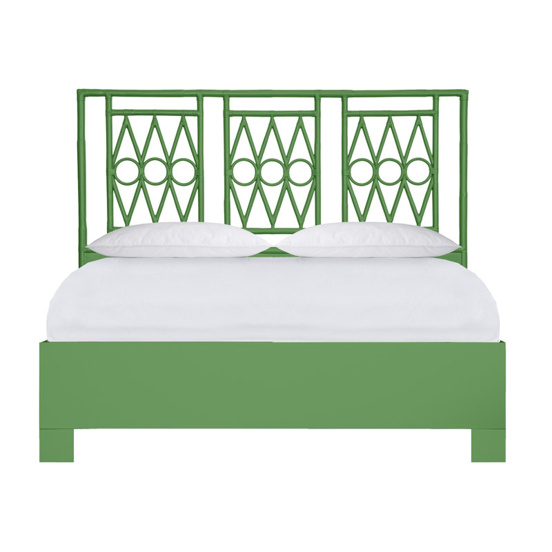 Michelle Standard Bed, King, Bright Green