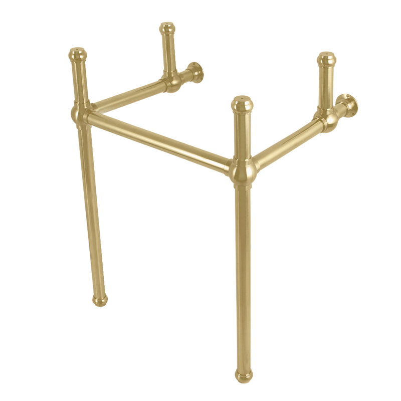 Kingston Brass Fauceture Brass Console Sink Legs, Brushed Brass