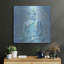«Buddha on Blue II» par Annie Warren - impression sans cadre sur métal-1122840343