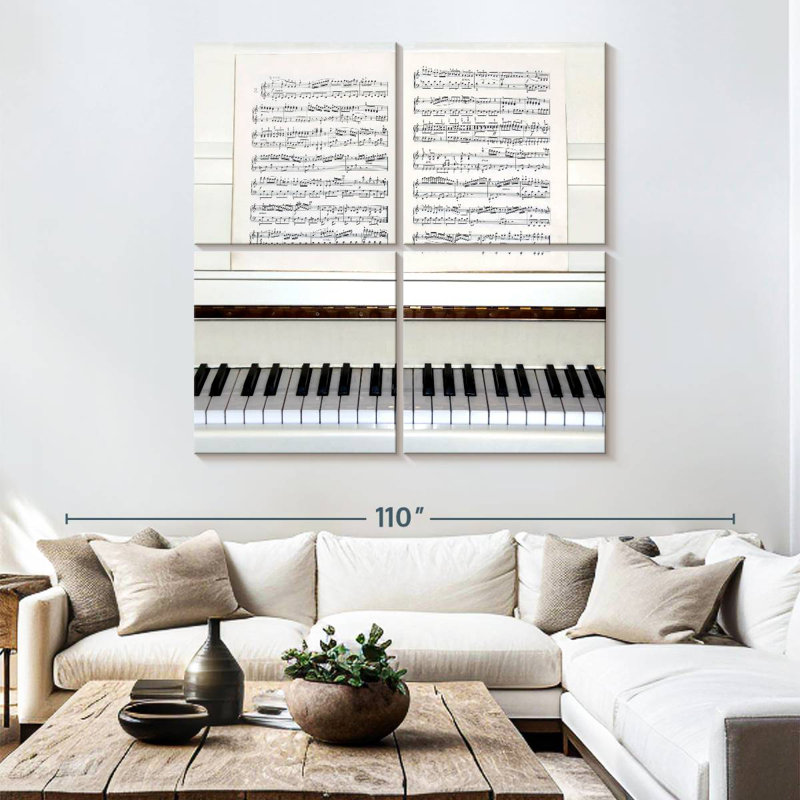 Abarca Piano Lesson, 74" H x 74" W