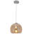 Govinda 9.8" 1 - Light Modern Single Globe Pendant with Amber Glass Shade in Chrome-89740809